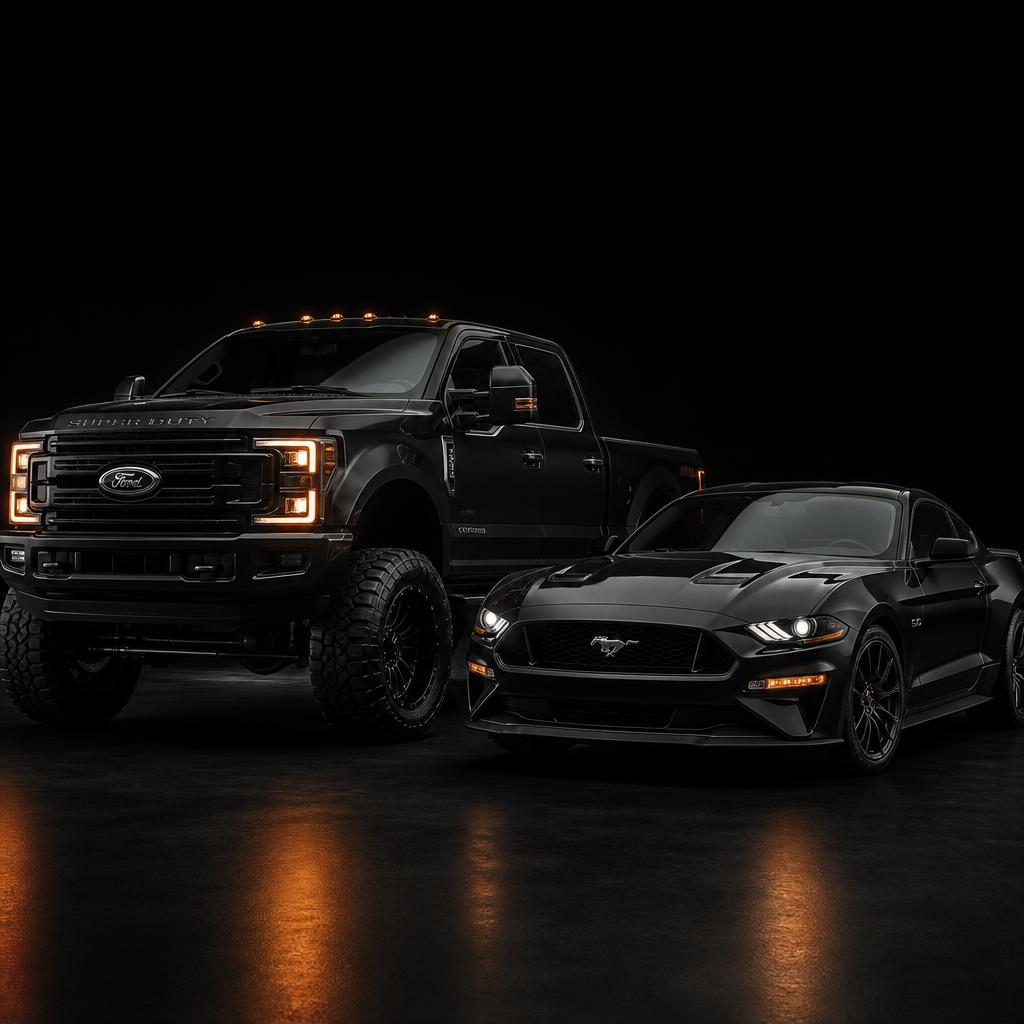 Ford F-250 Super Duty and Ford Mustang